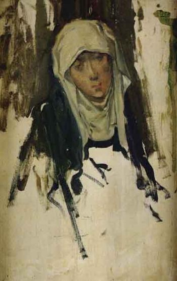 Head of Magdalene by Joaquin Sorolla Y Bastida