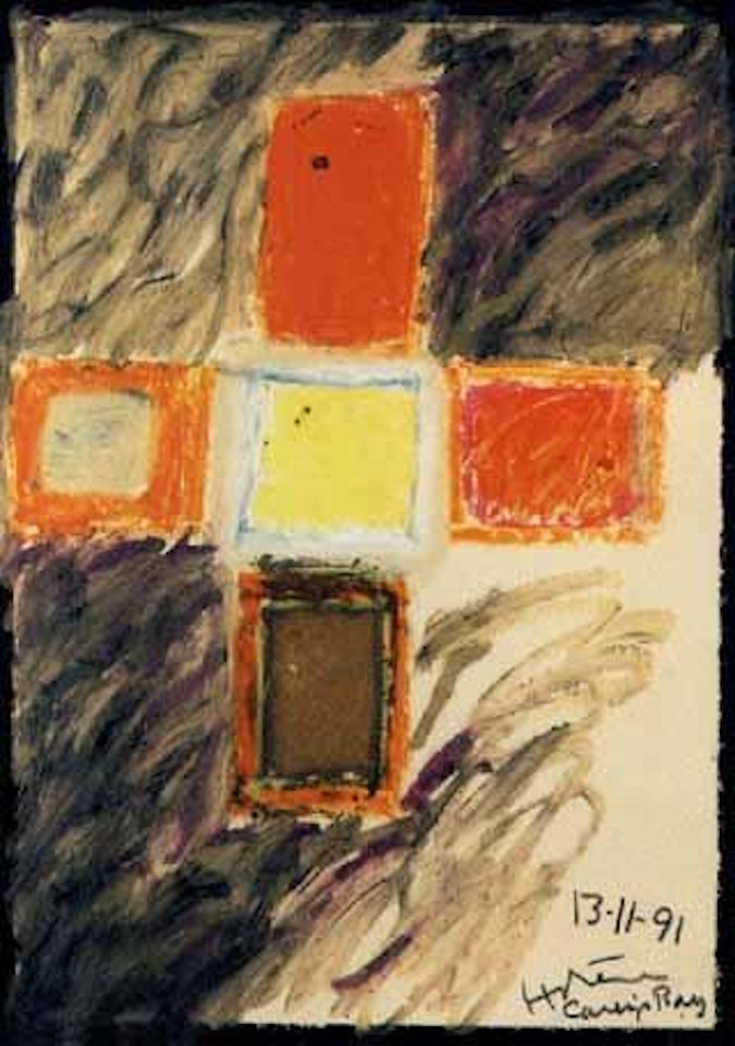 Untitled, composition by Ralph Hotere