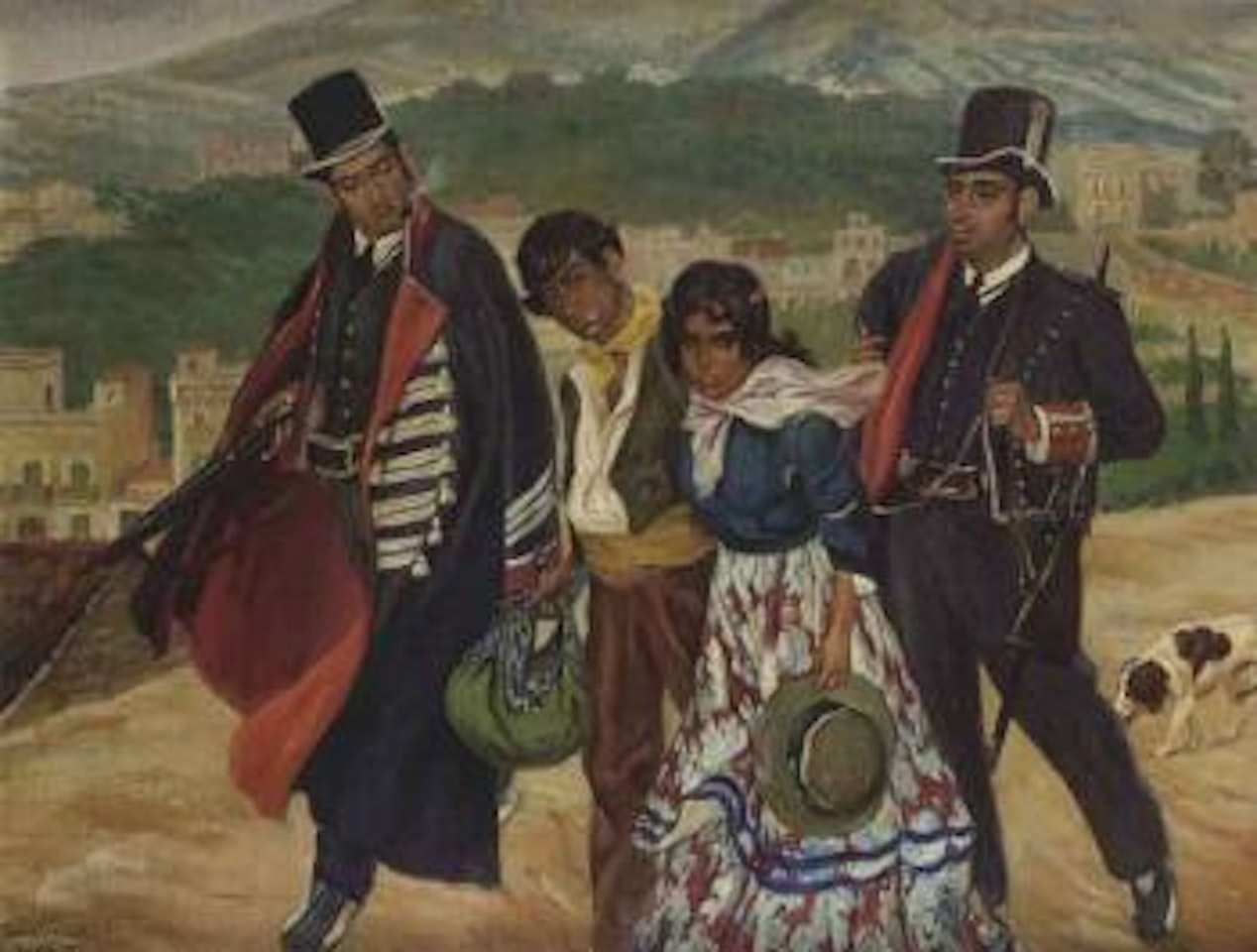 Gypsy woman by Carlos Vasquez y Obeda