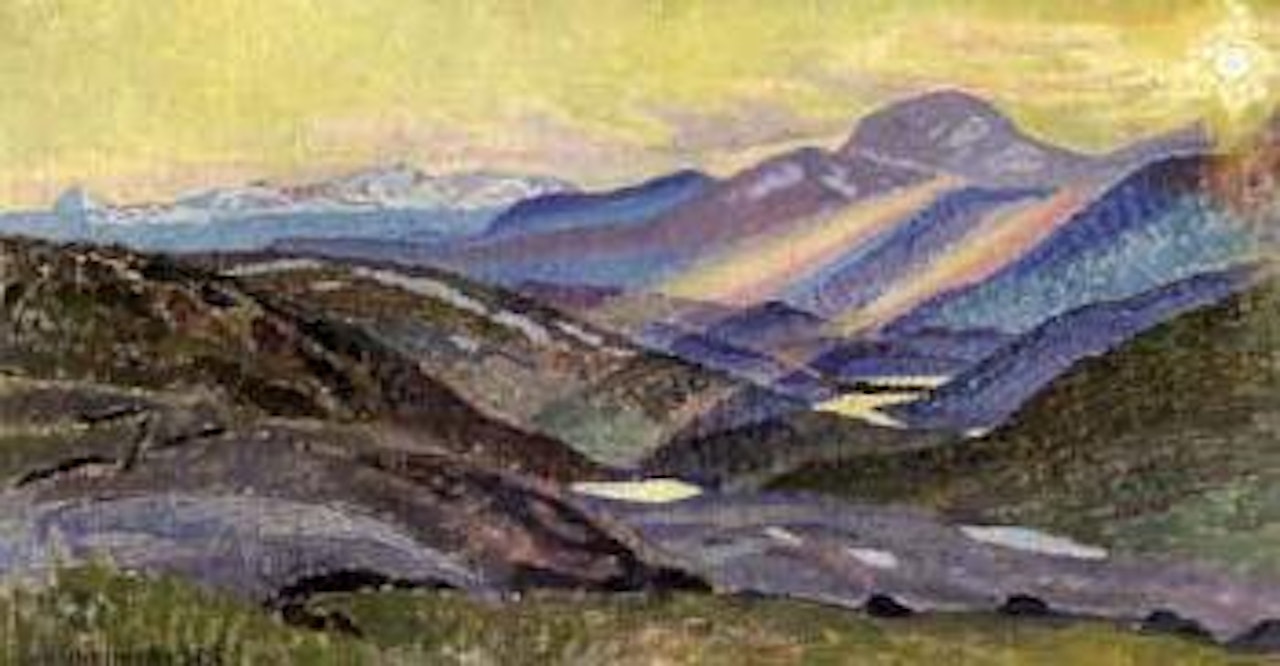 Landscape from Lapland by Carl Wilhelmson