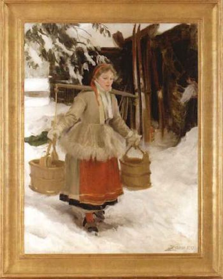 Fetching water by Anders Zorn