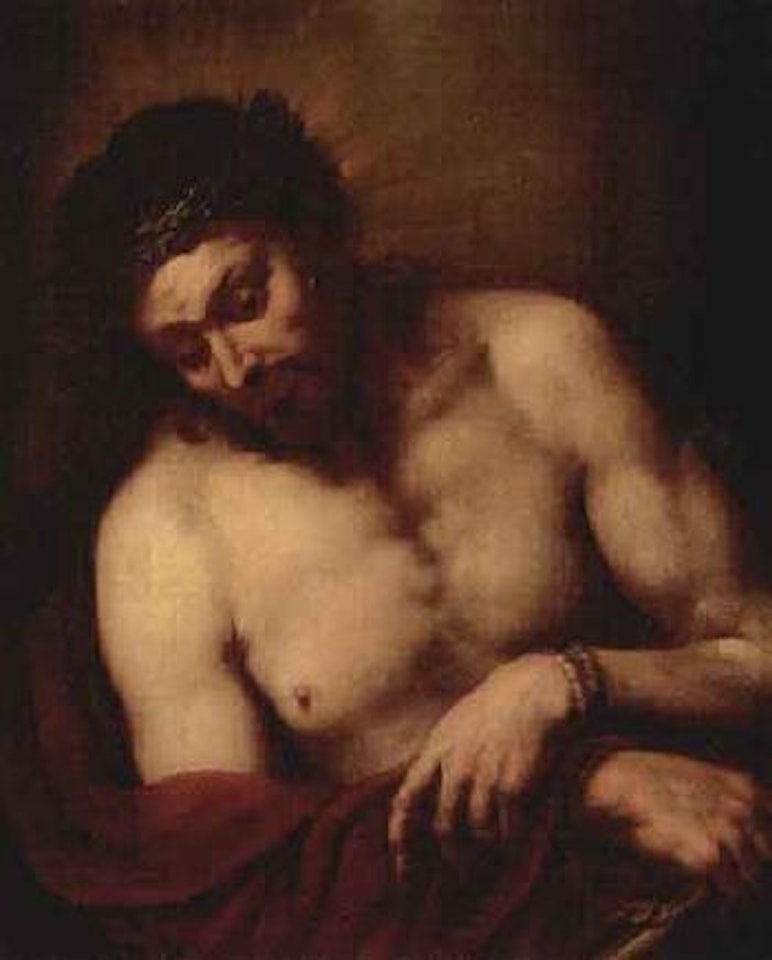 Christ wearing crown of thorns by Annibale Carracci