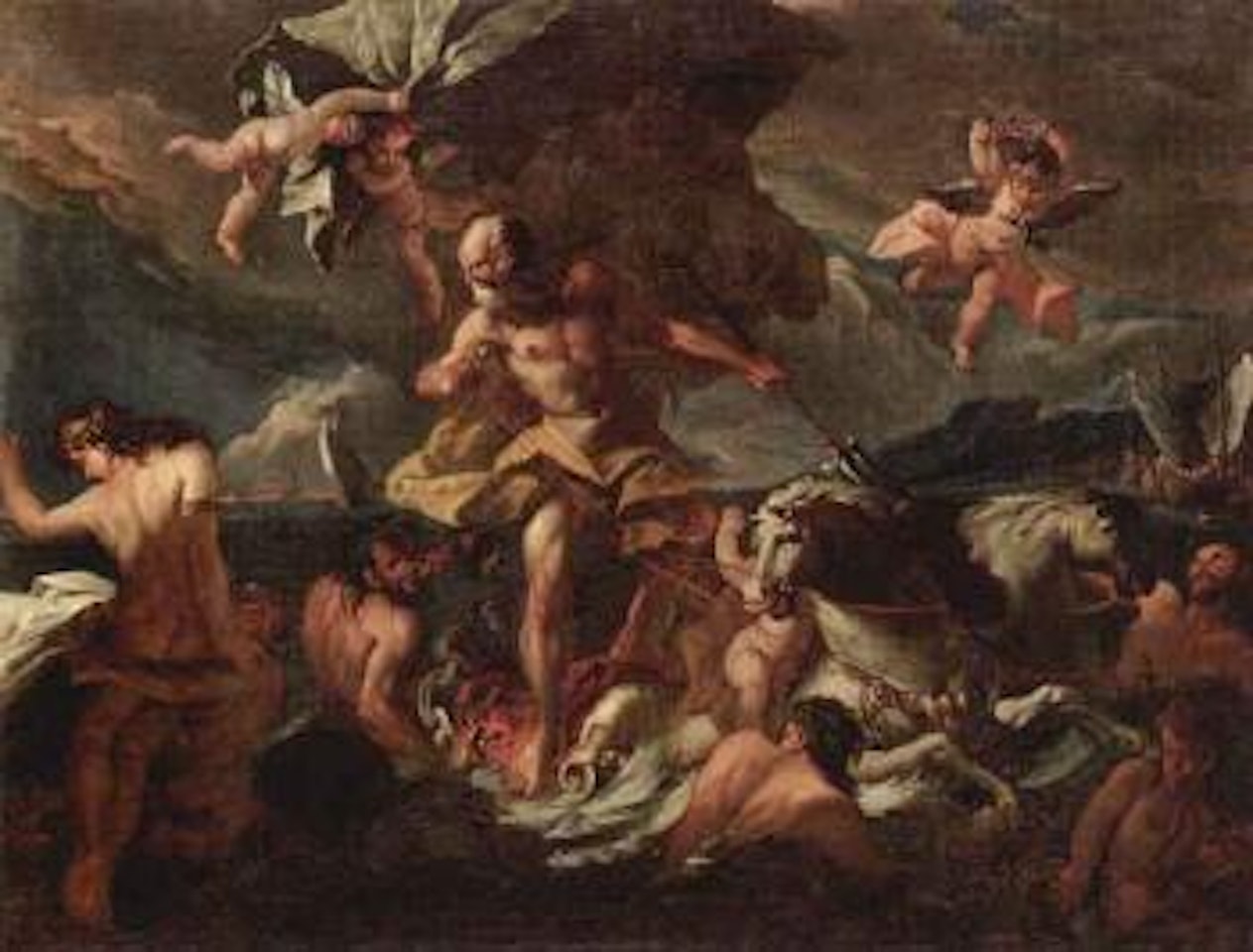 Neptune by Circle of Luca Giordano