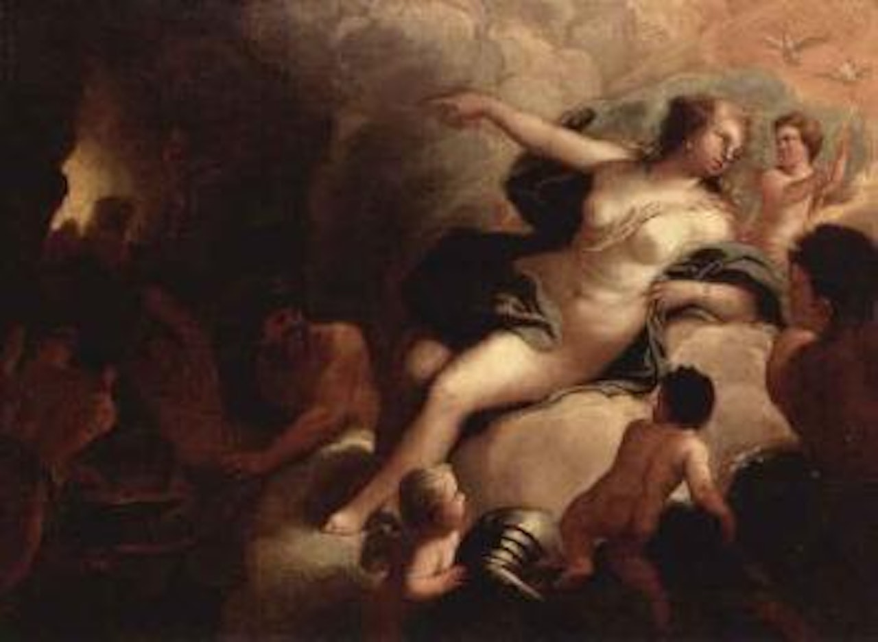 Venus and Vulcanus by Circle of Luca Giordano