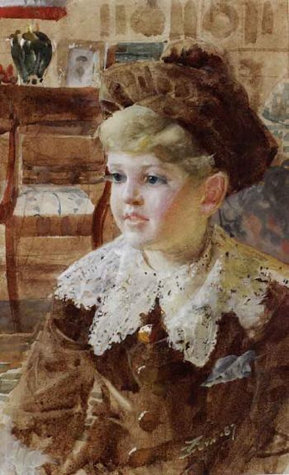 Portrait of the young Henry Trevelyan by Anders Zorn