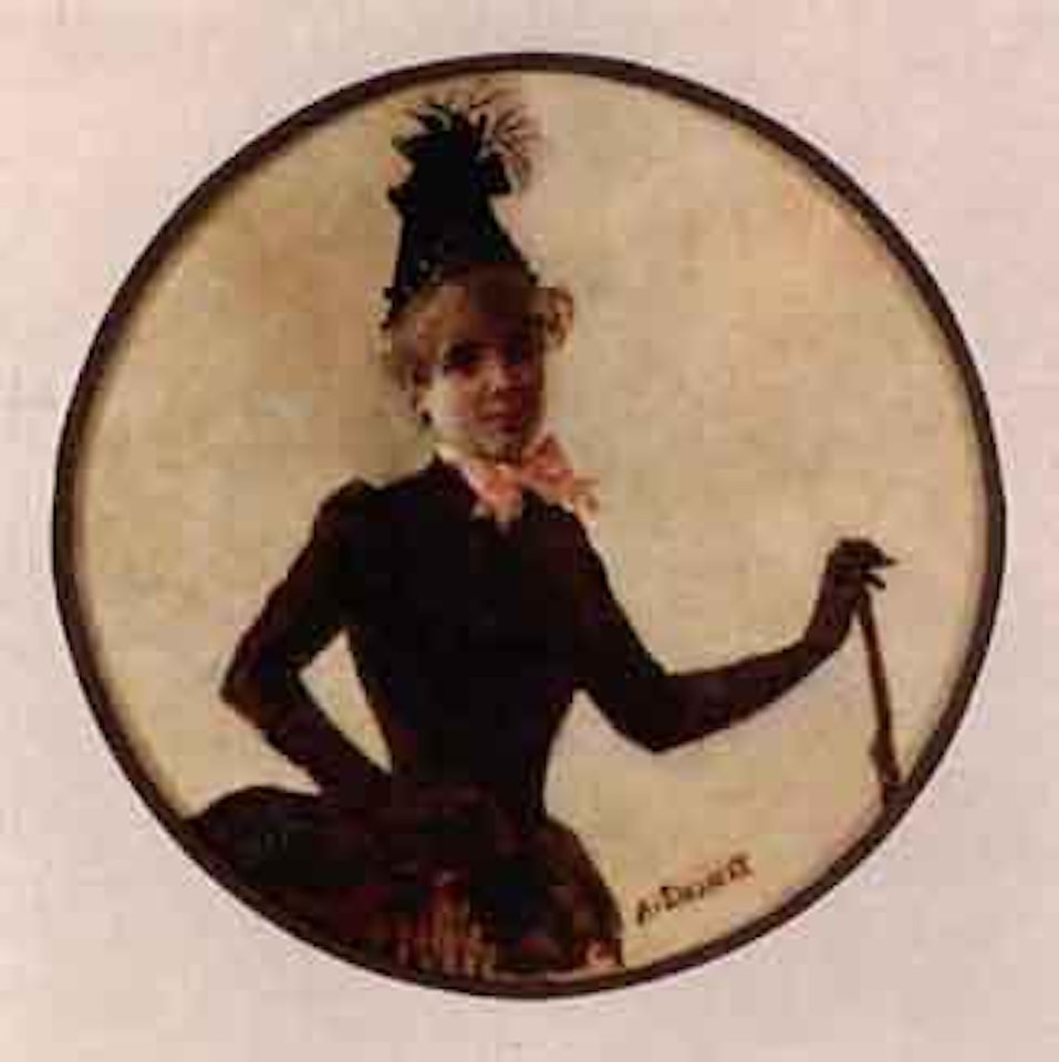 Femme au parapluie by Albert Edelfelt