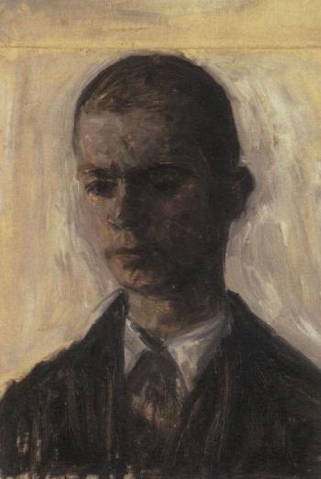 The artist's brother Svend Hammershoi by Vilhelm Hammershoi