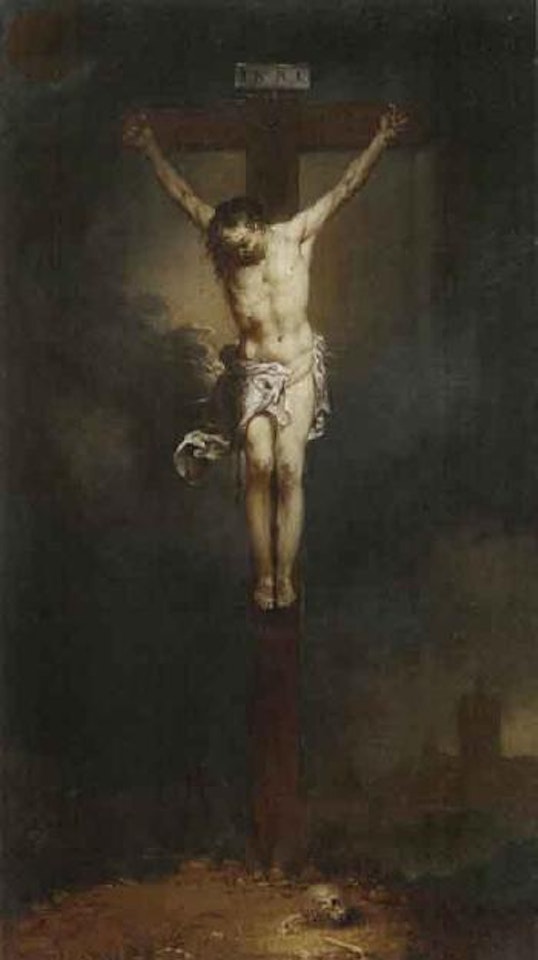 Christ on the cross by Januarius Johann Rasso Zick