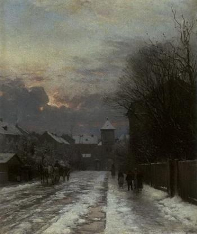 Munich street by Anders Andersen-Lundby