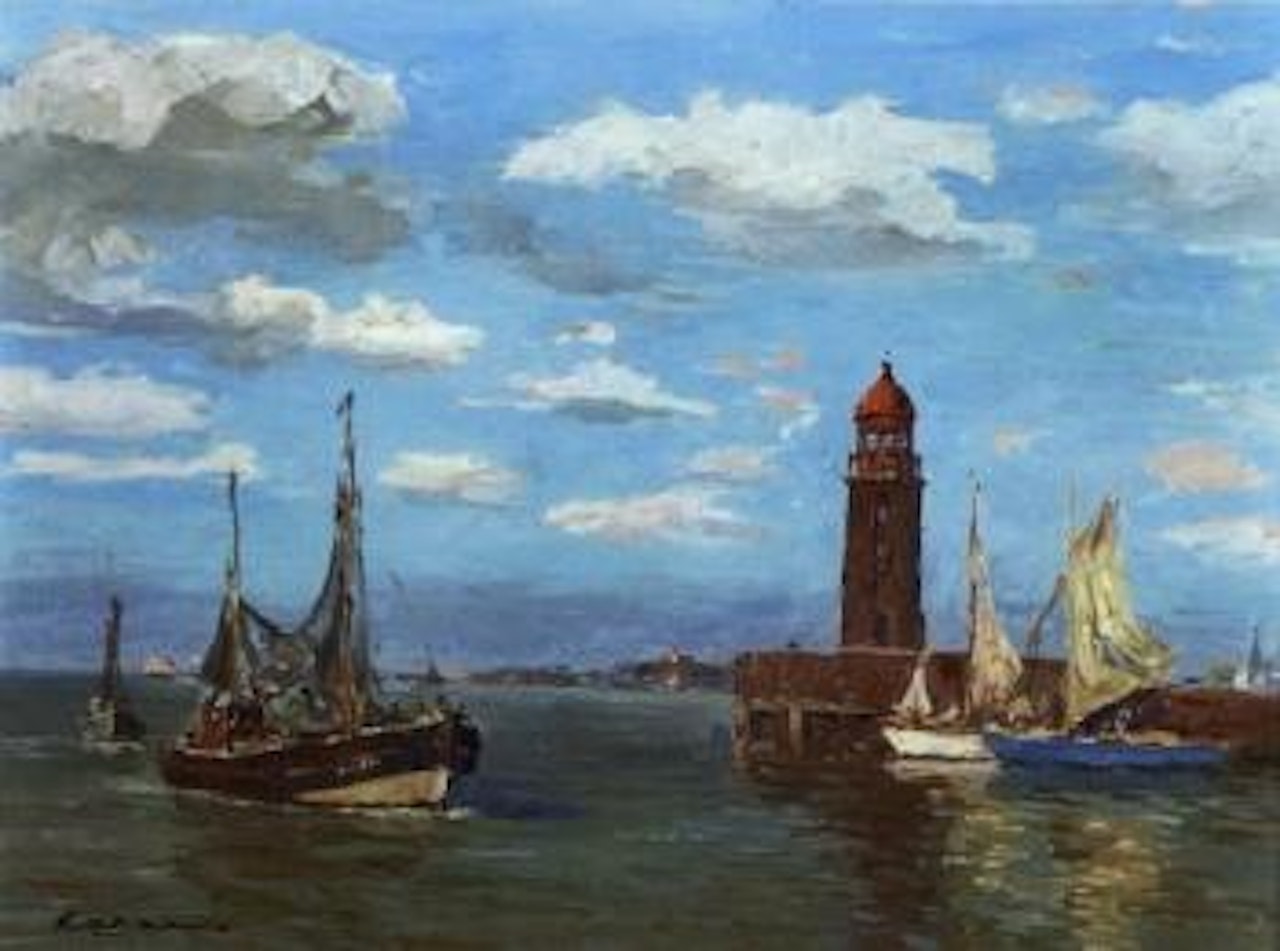Bremerhaven lighthouse by Paul Ernst Wilke