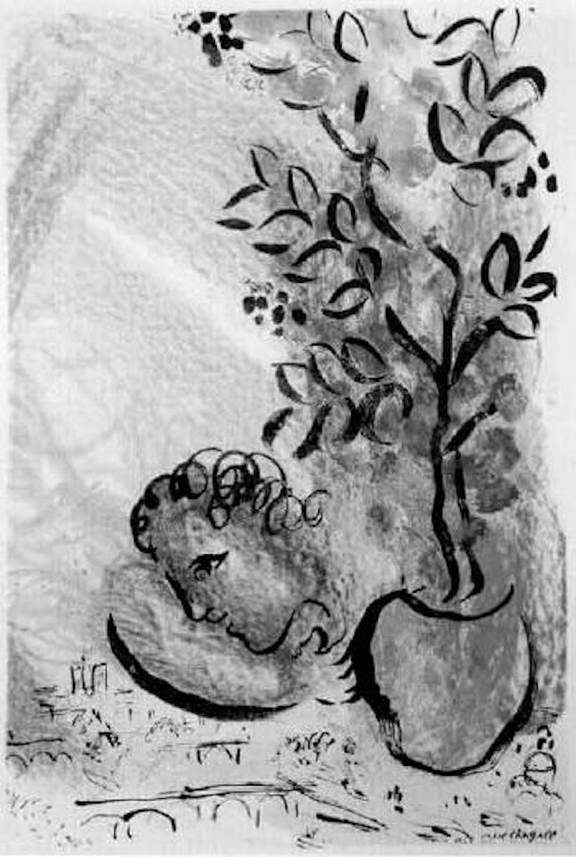 Le bouquet de Paris by Marc Chagall
