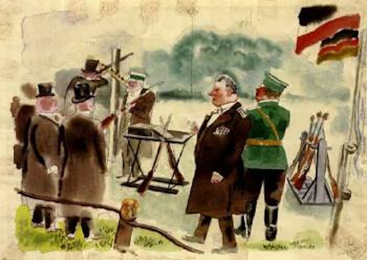 Concours de tir by George Grosz