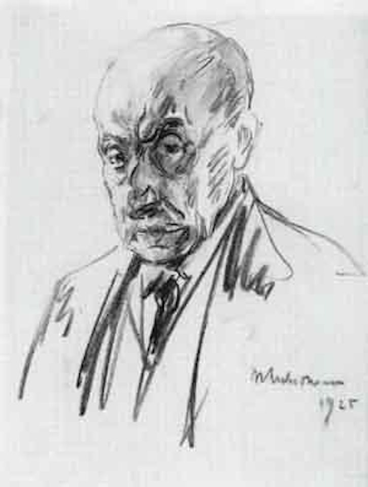 Self portrait by Max Liebermann