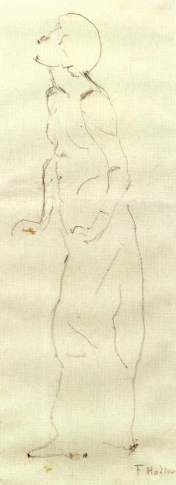 Looking into eternity by Ferdinand Hodler