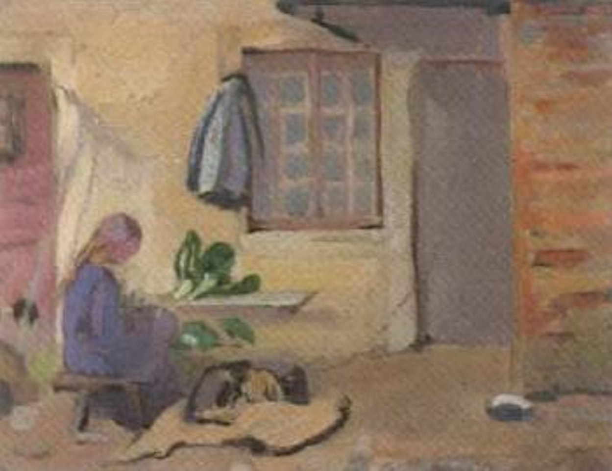 Ferme bretonne by Othon Friesz