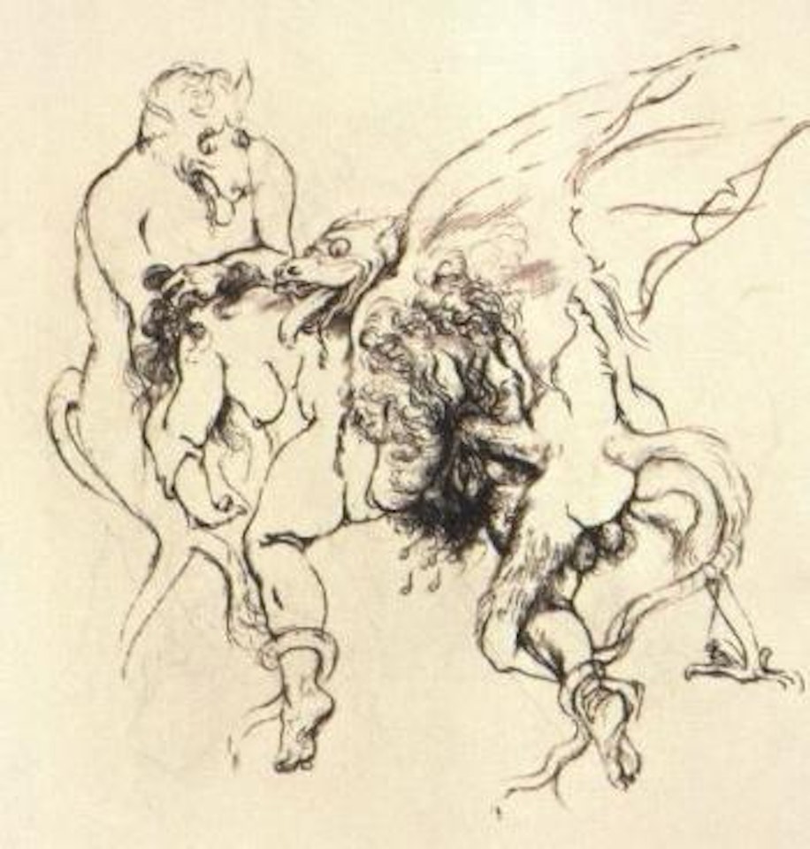 Pornographic scene by George Grosz