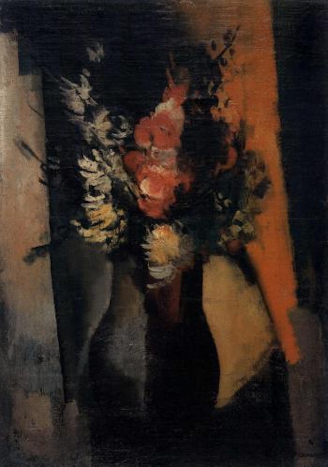 Flowers in vase by Maurice de Vlaminck