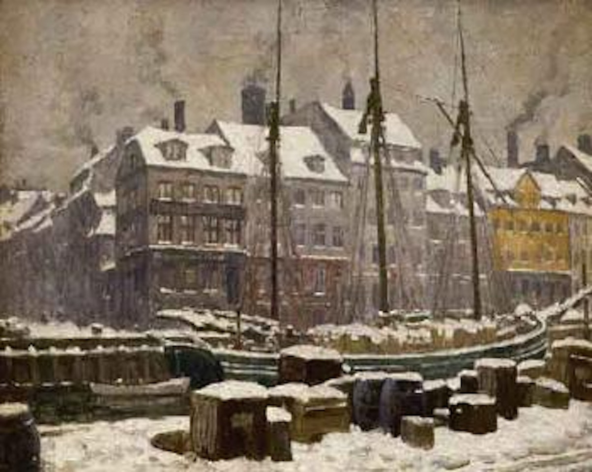 View of Nyhavn by Paul Fischer