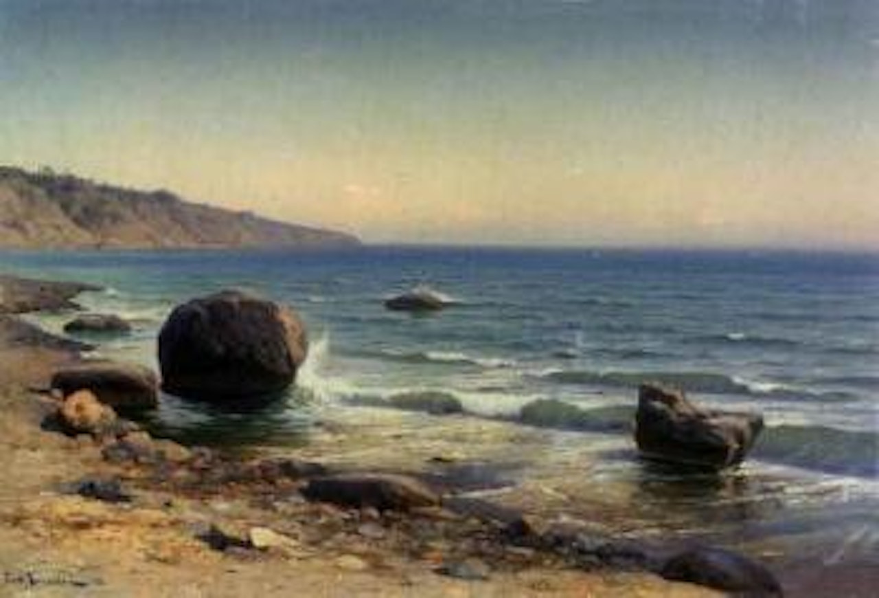 Landscape from the Crimean coast by Jossif Kratschowski