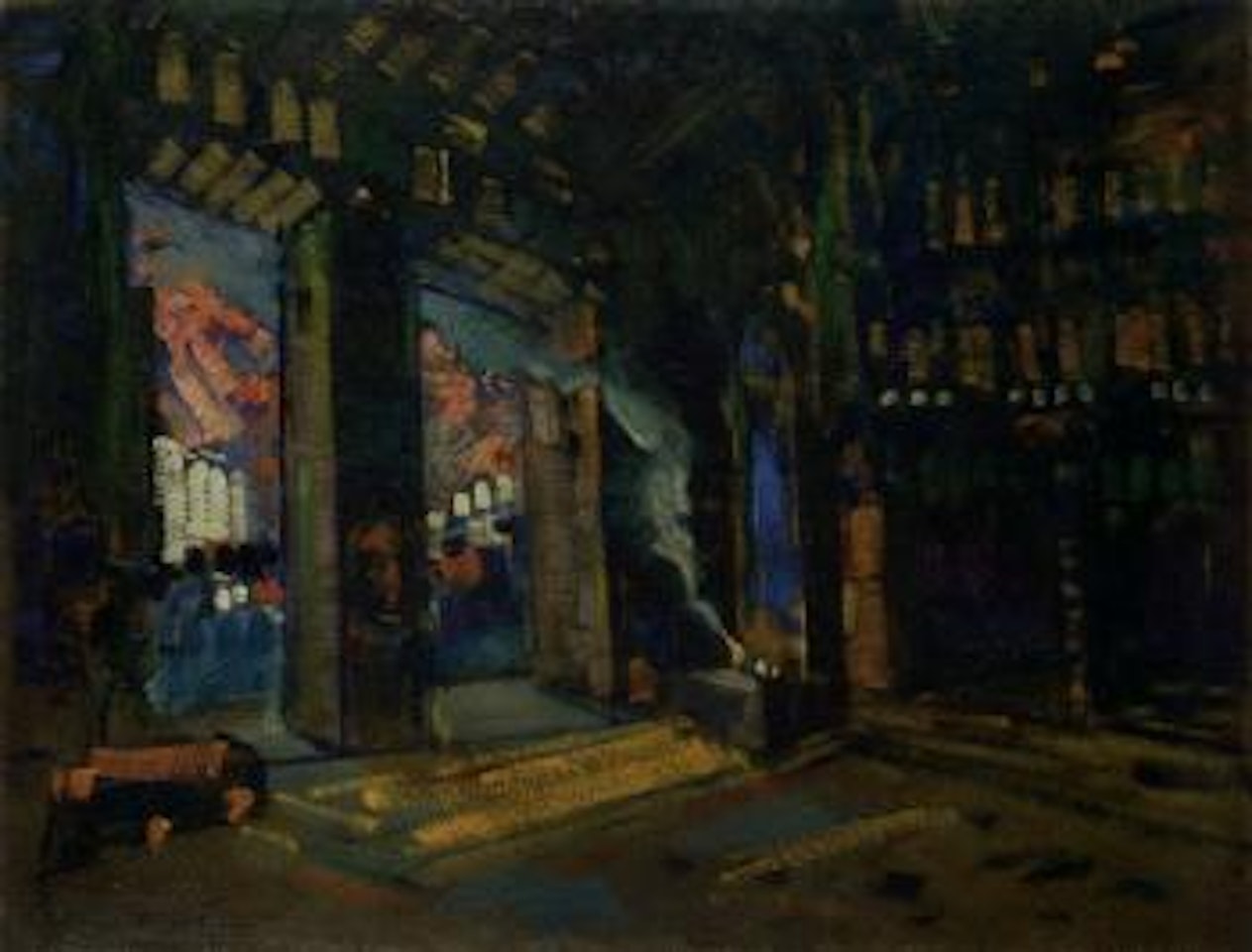 Palace interior by Konstantin Alekseevich Korovin