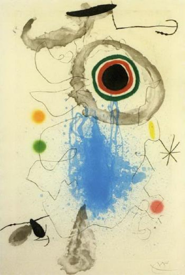Composition - L'astre du labyrinthe, Paris by Joan Miró