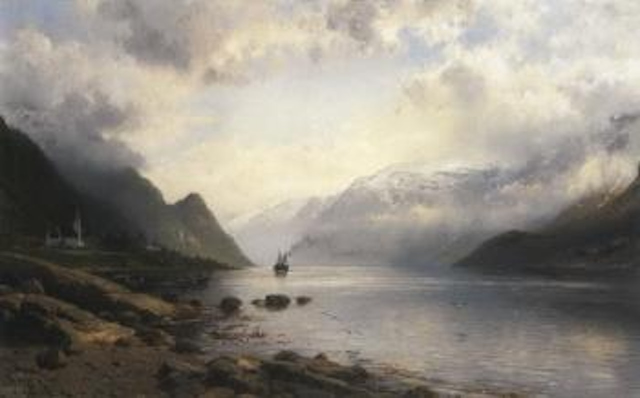 Landscape from Ullensvang by Anders Monsen Askevold