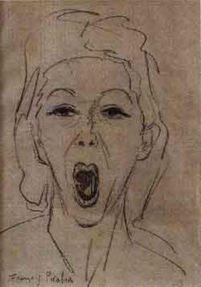 Femme chantant by Francis Picabia