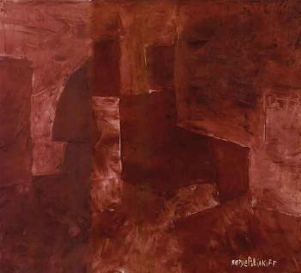 Composition rouge et rosee by Serge Poliakoff