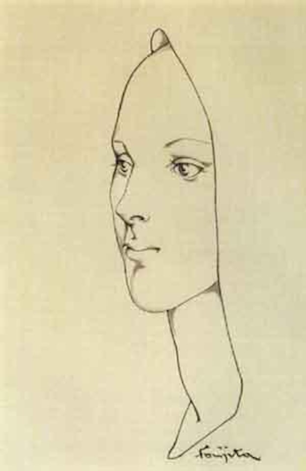 Visage de femme by Leonard Tsuguharu Foujita