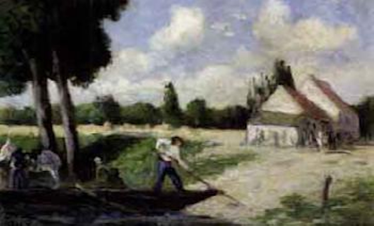 Le bac by Maximilien Luce