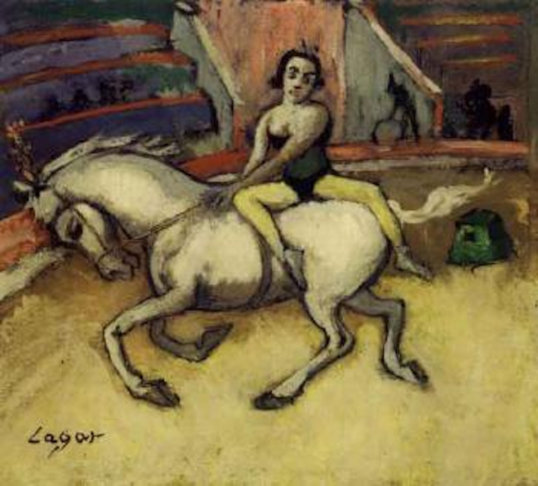 L'ecuyere de cirque by Celso Lagar