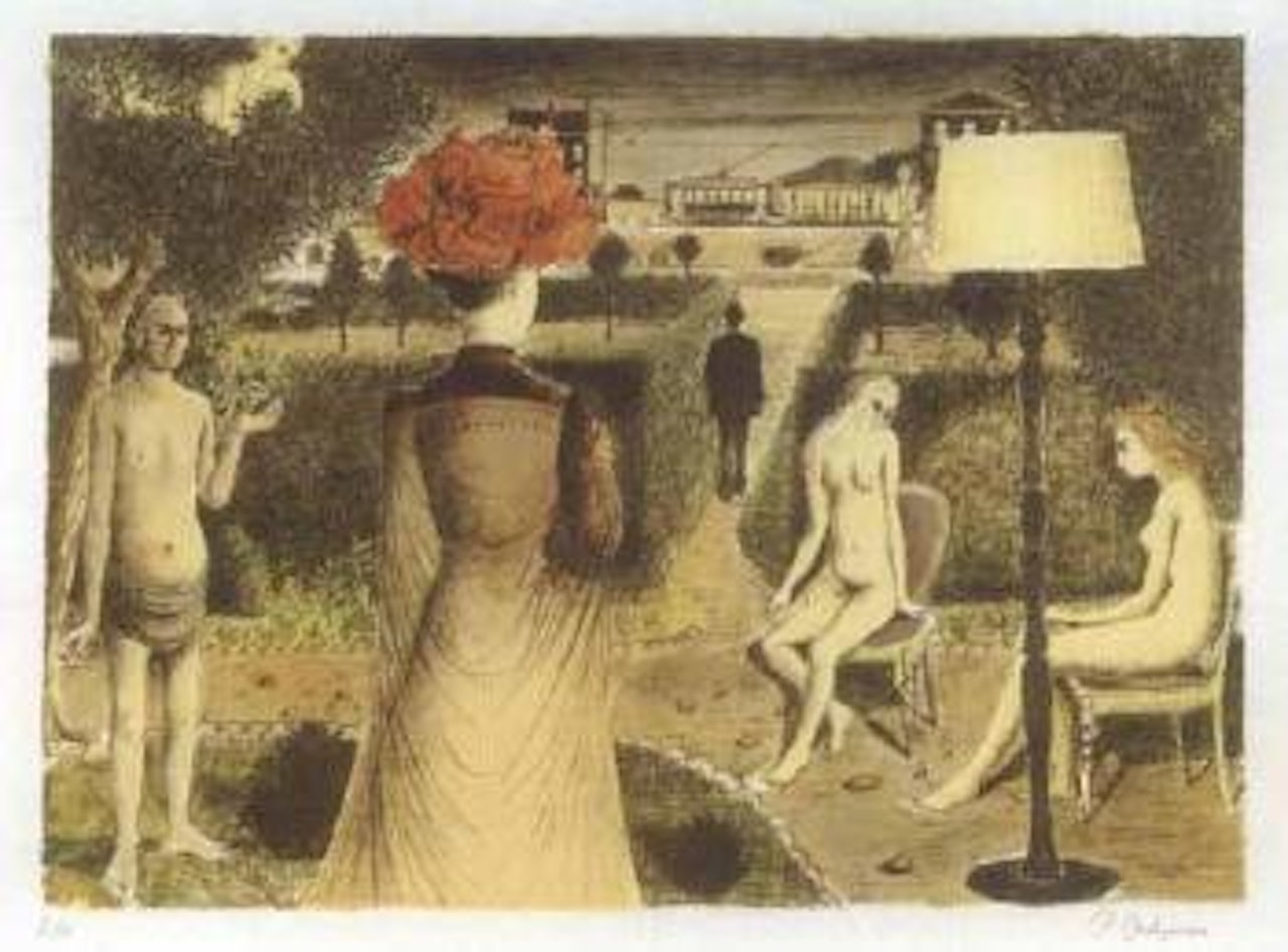 Jardin by Paul Delvaux