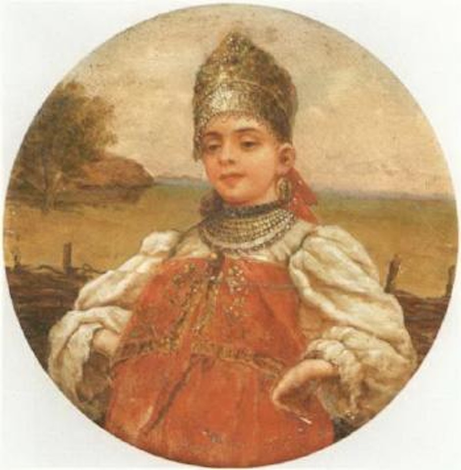 Young Russian woman by Konstantin Makovsky