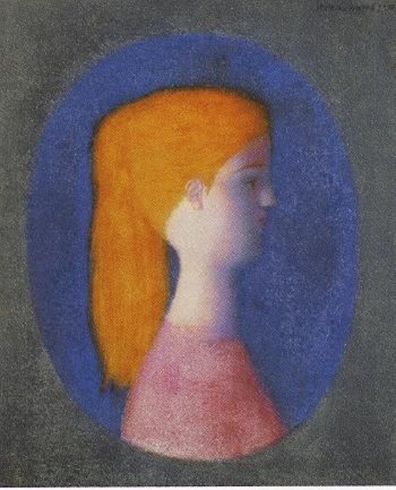 Girl in profile by Antonio Bueno