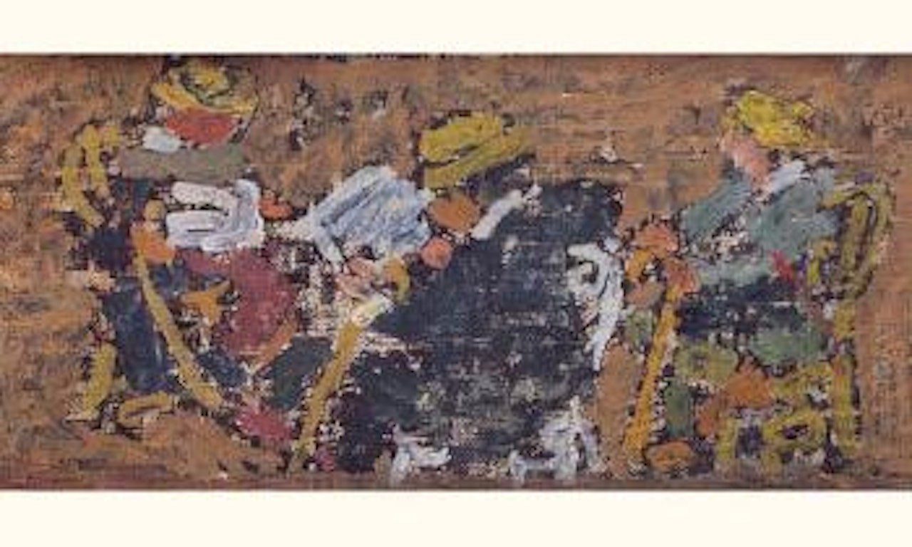 Personnages dans le jardin by Jean Pougny