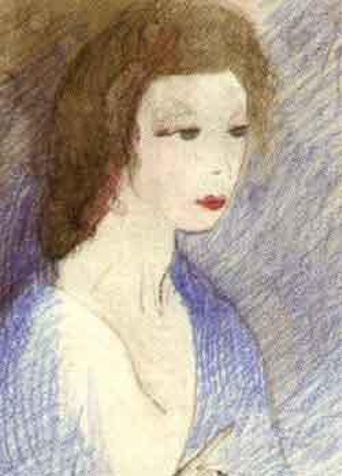 La femme au chale bleu by Marie Laurencin