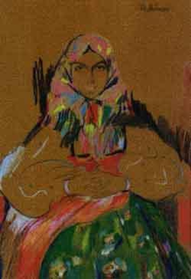 Portrait de femme assise by Filip Malyavin