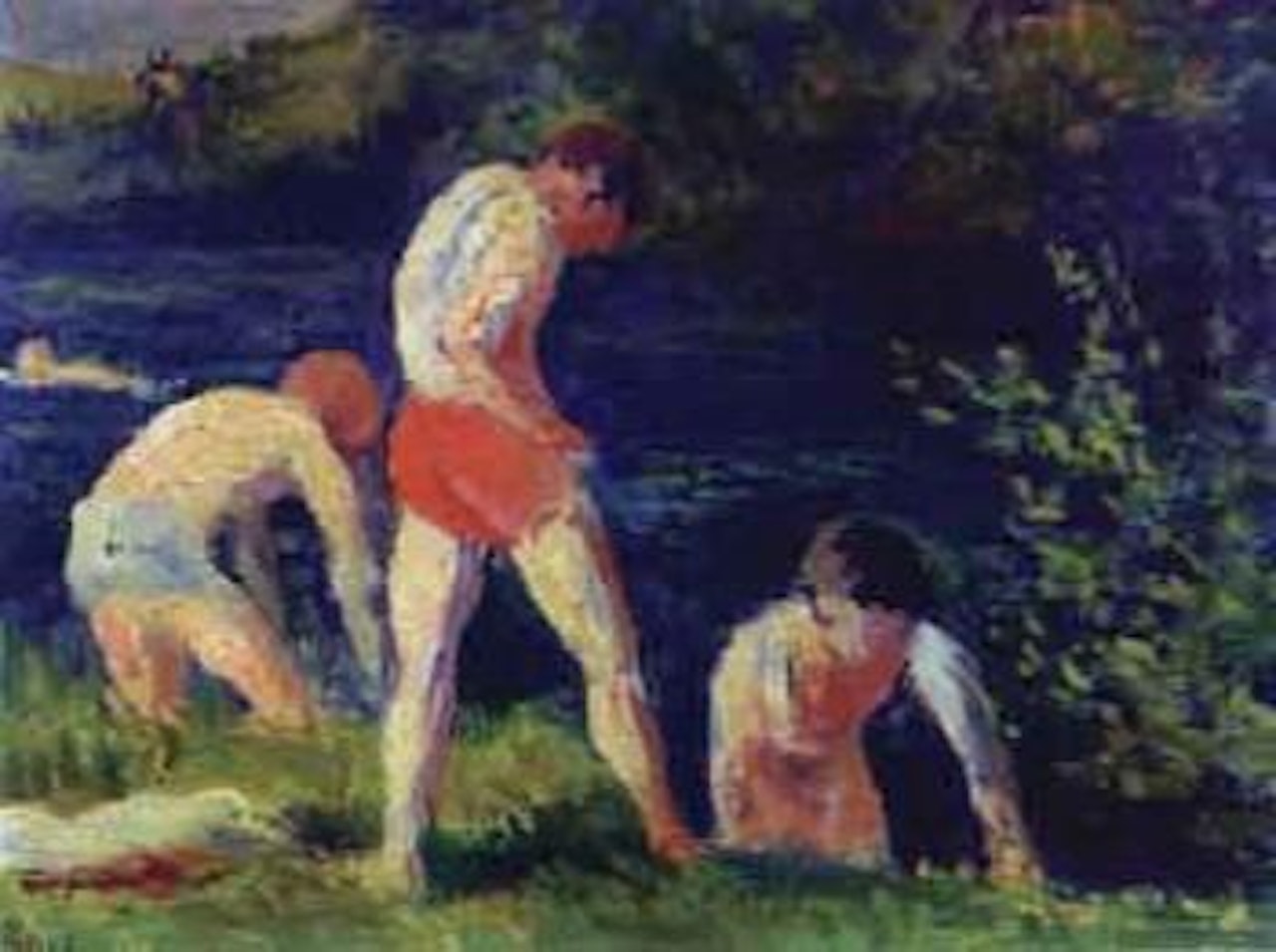 La gaignade by Maximilien Luce