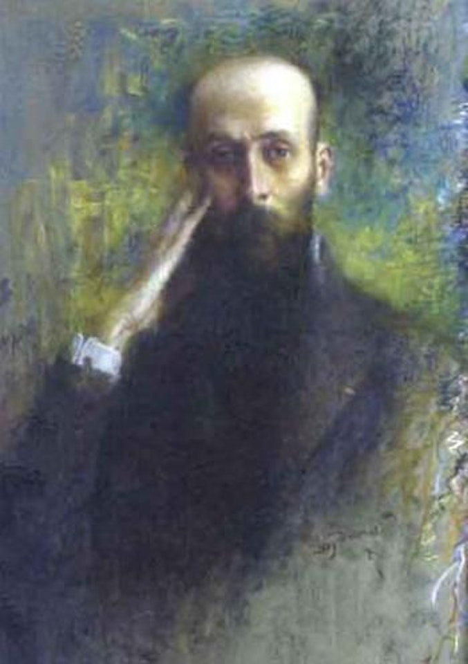Portrait de l'academicien Rene Boysleve by Lucien Lévy-Dhurmer