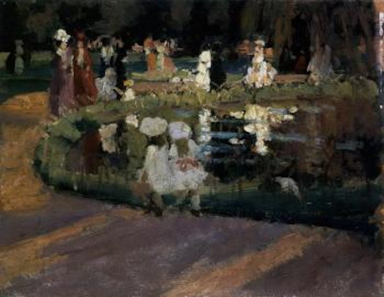 Luxembourg gardens by Ethel Carrick Fox