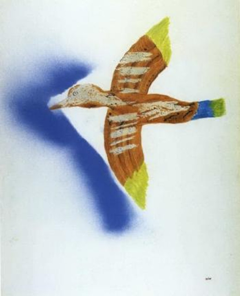 Bird in flight by Sidney Nolan