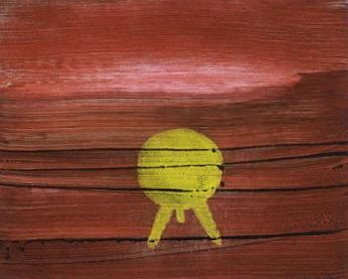 Yellow moon, Samson and Dalila by Sidney Nolan
