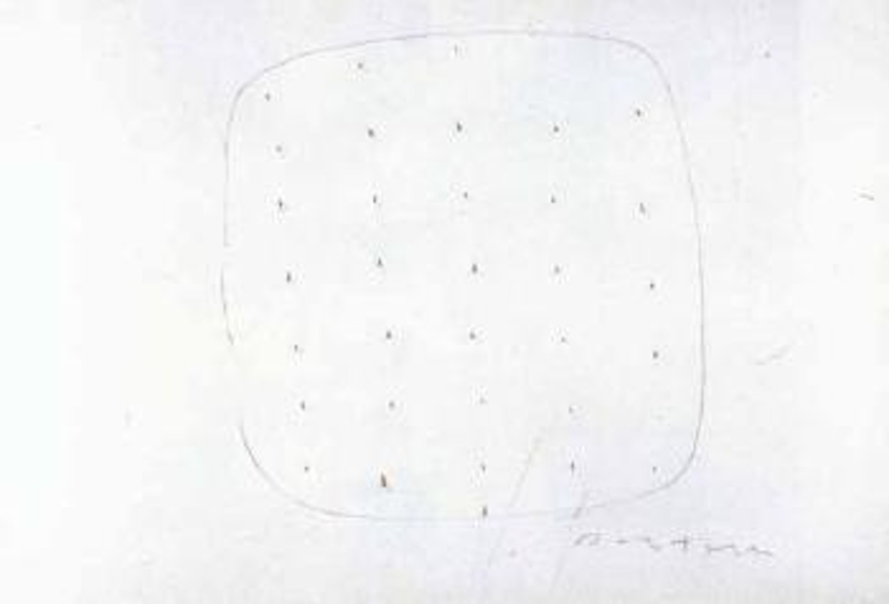Concetto spaziale by Lucio Fontana