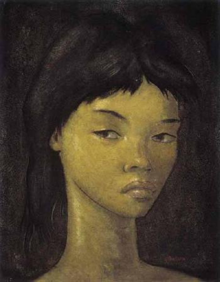 Young girl by Angel Botello