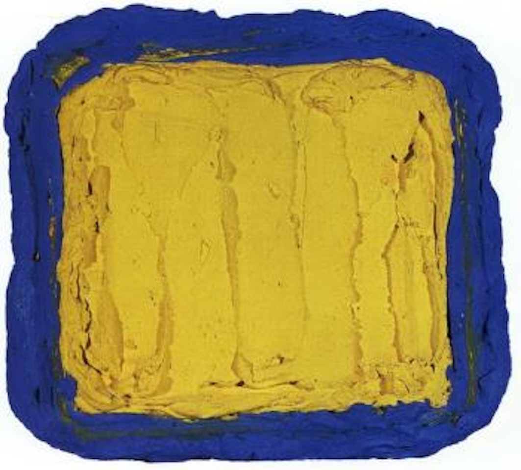 Yellow blue by Bram Bogart