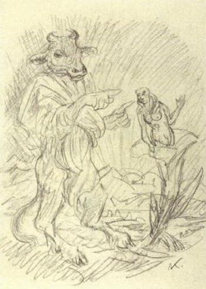 Representation of fable by Alfred Kubin