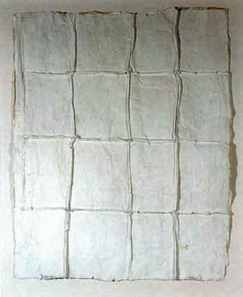 Untitled - gratfaltung by Herbert Zangs