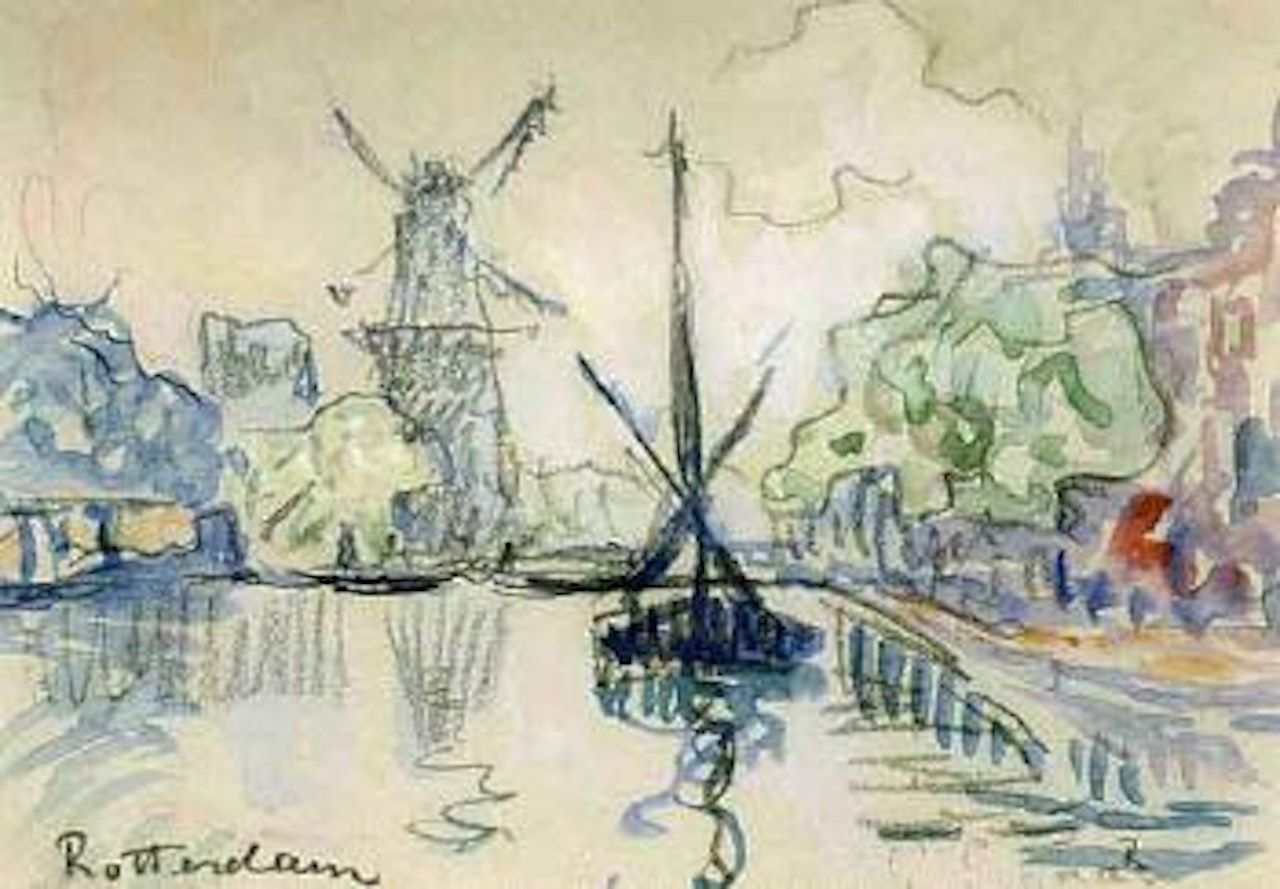 View at Rotterdam by Paul Signac