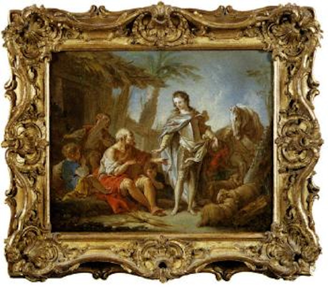 Herminie chez les bergers by French School