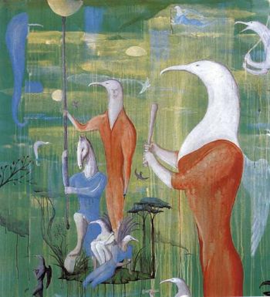 Whistlers mothers, sticks and stones by Bill Hammond